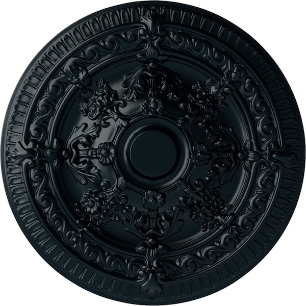 Ekena Millwork Vincent Ceiling Medallion (Fits Canopies up to 6"), Hand-Painted Night Shade, 26"OD x 3"P CM26VINSF - main